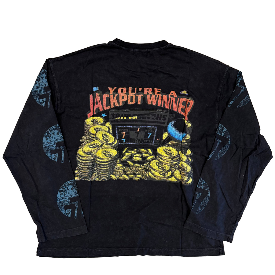 Triple Sevens Lucky Kiss L/S Tee (Black)