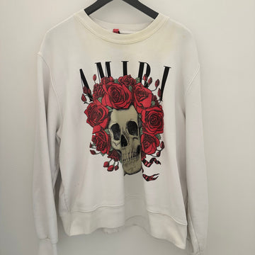 Amiri Grateful Dead Crewneck “White” [USED XXL]