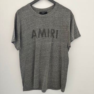 Amiri Marbled Logo Tee 