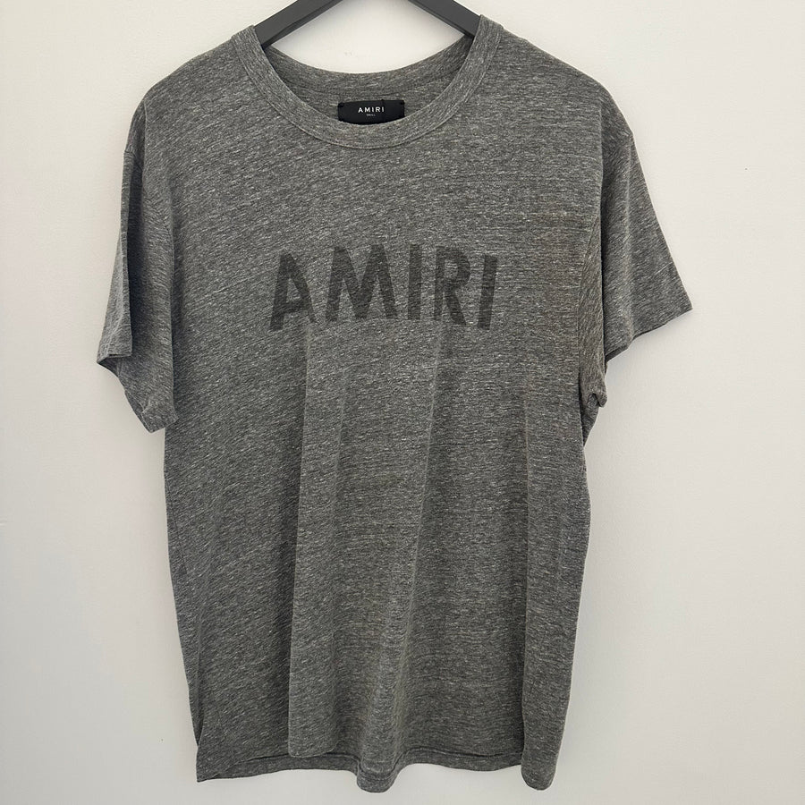 Amiri Marbled Logo Tee 