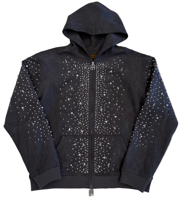 BF | BIRTH OF ROYAL CHILD CASHEW BLOSSOM PEARL ZIPPER HOODIE [USED XL]