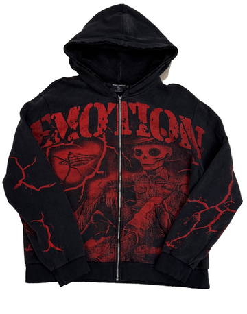 BF | Mixed Emotion Deserted Acid Wash Zip Up [USED XXL]