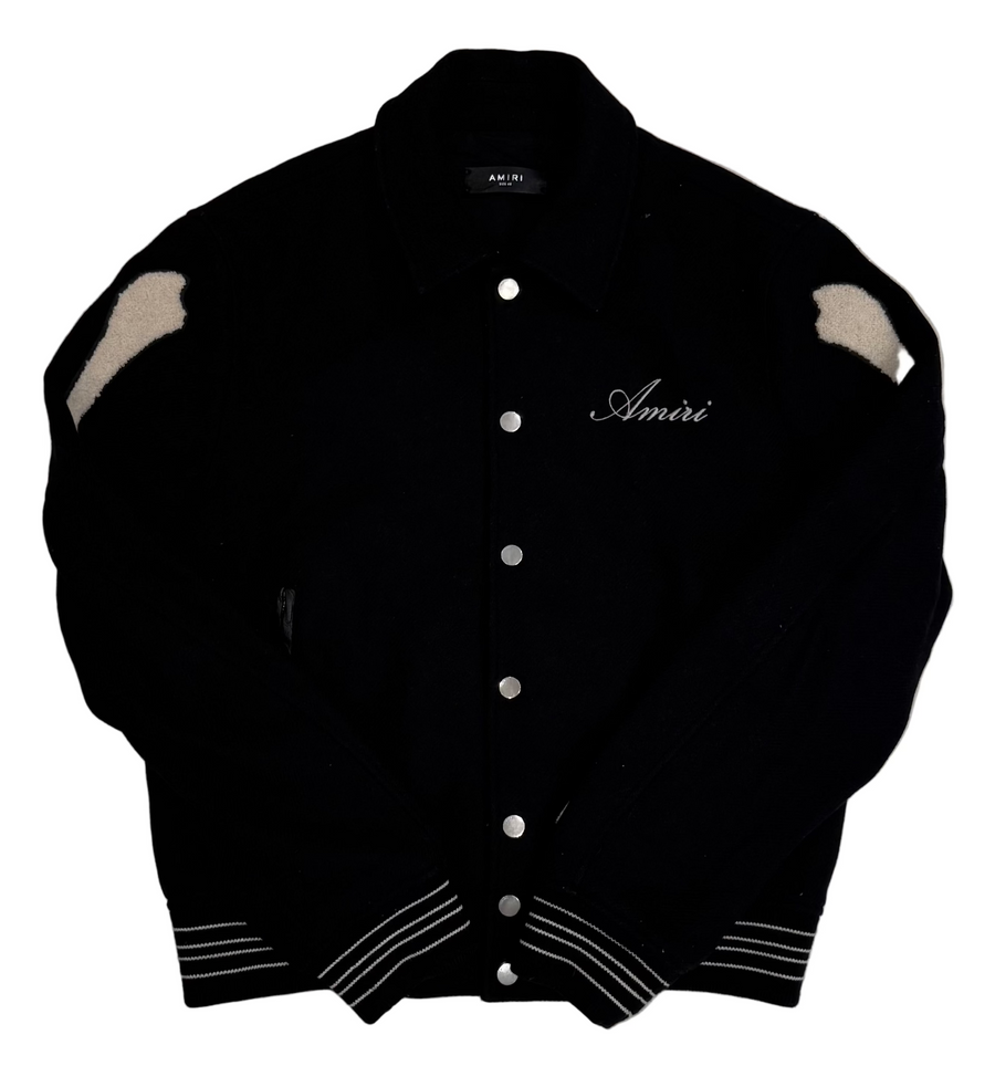 BF | Amiri Wool Bone Jacket 