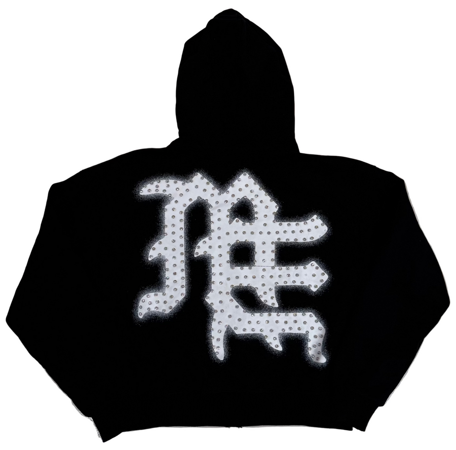 BF | Mixed Emotion End Rhinestone Hoodie 