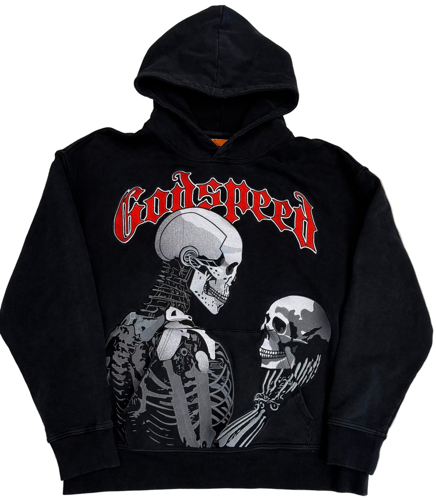 BF | Godspeed Mankind vs Ai Embroidered Hoodie 