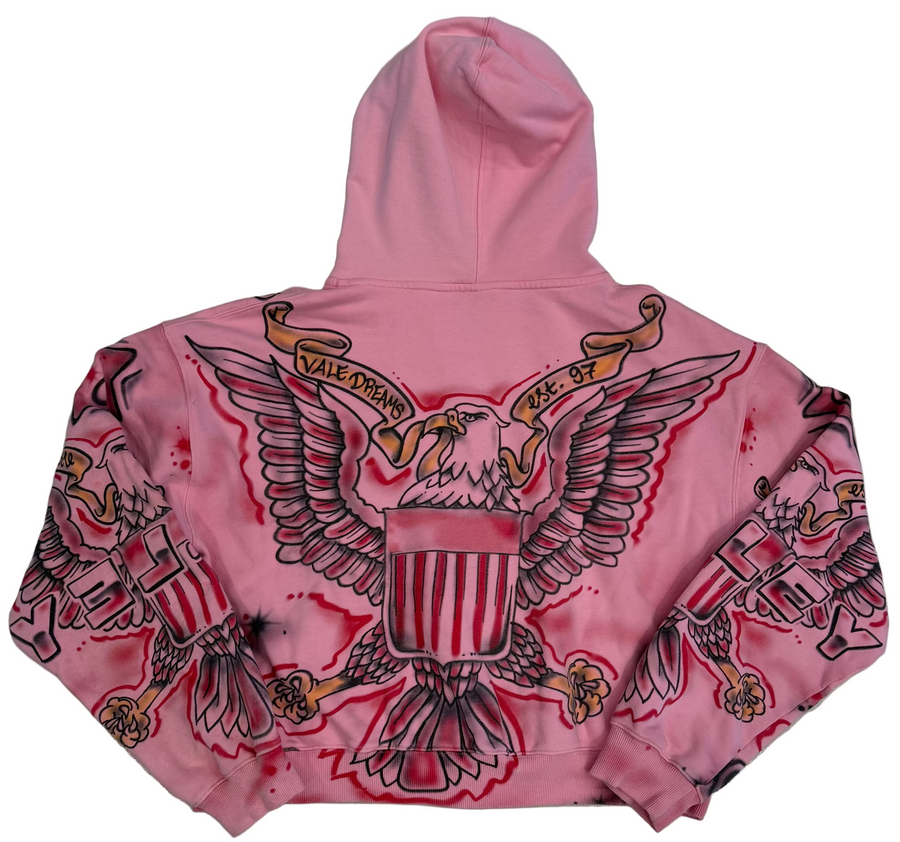 BF | Vale Forever Pink Flag Zip Up [USED M]