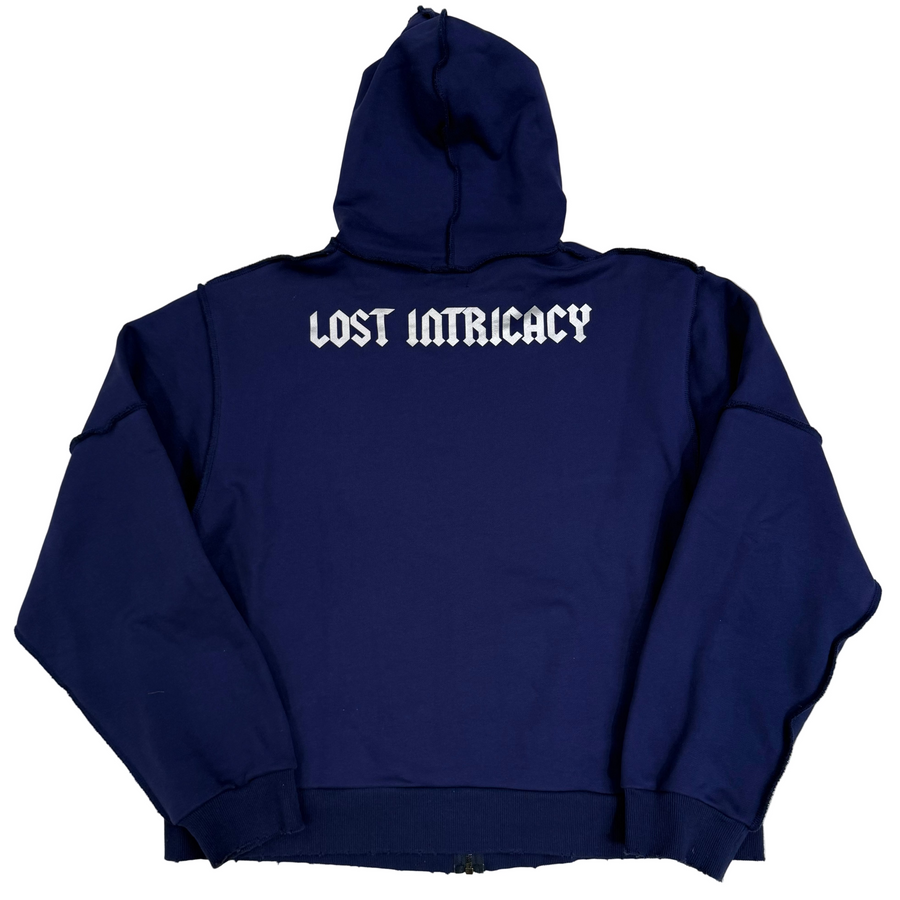 BF | Lost Intricacy Navy Carolina Rhinestone Zip [USED XXL]
