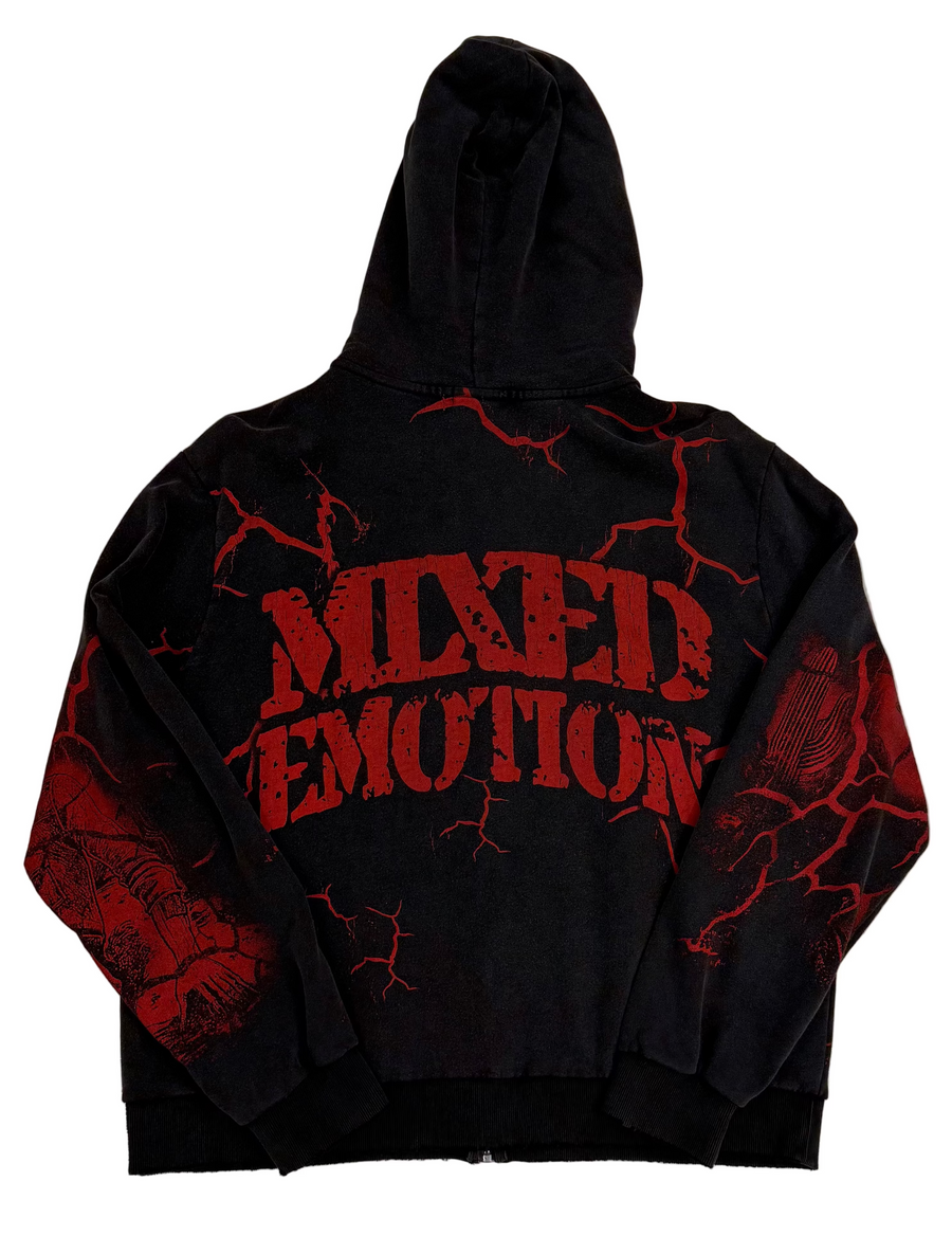 BF | Mixed Emotion Deserted Acid Wash Zip Up [USED XXL]
