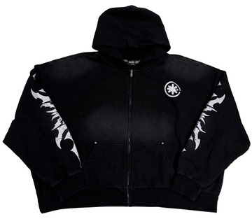 BF | LOSTSHDWS Complexcon Acid Wash Zip Up [USED XL]