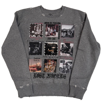 Amis Et Fleurs Hell or Hollywood Crewneck Sweatshirt