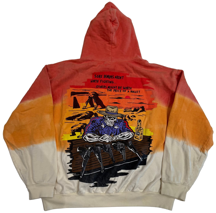 BF | Warren Lotas Five Guns Dip Dye Hoodie [USED L]