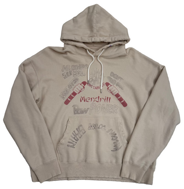 BF | Maison Mihara Yasuhiro x Mendrill Distressed Hoodie [USED L]