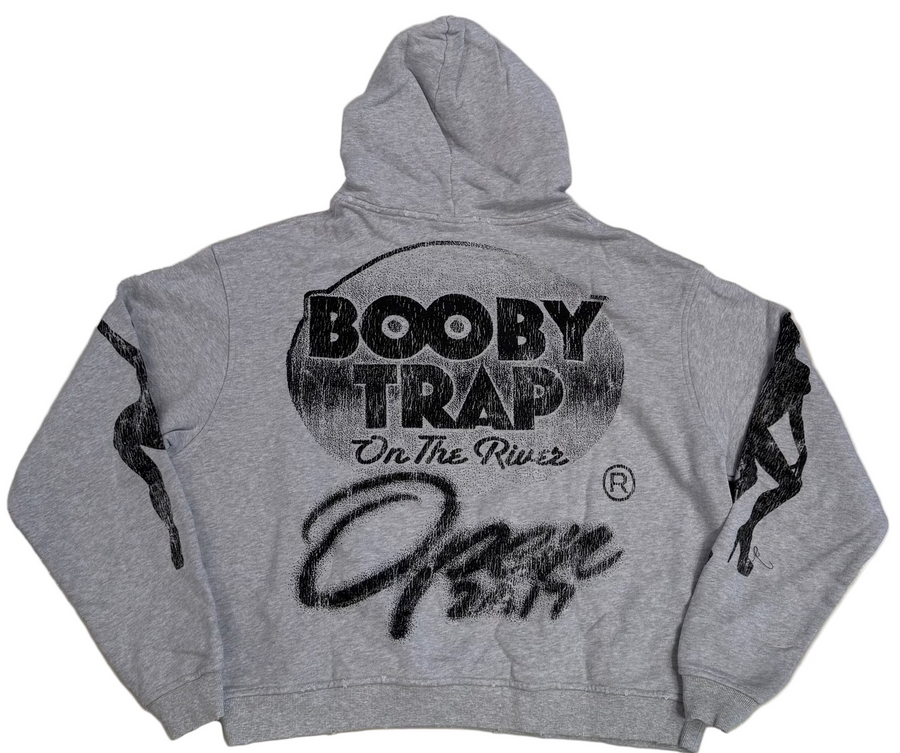 Triple Sevens Trap Logo Hoodie (Grey)