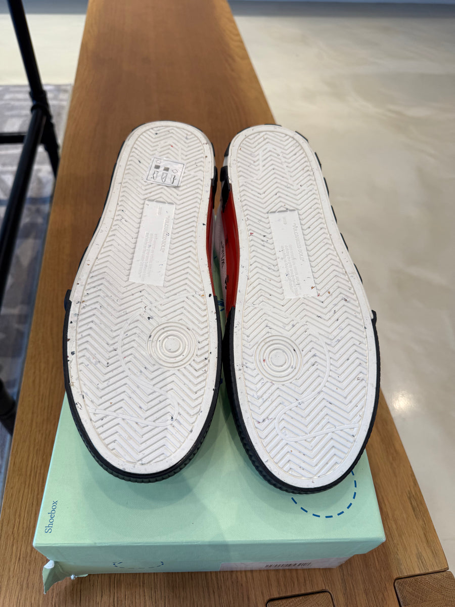 OFF-WHITE Vulcanized Low Canvas White Black (USED 45)
