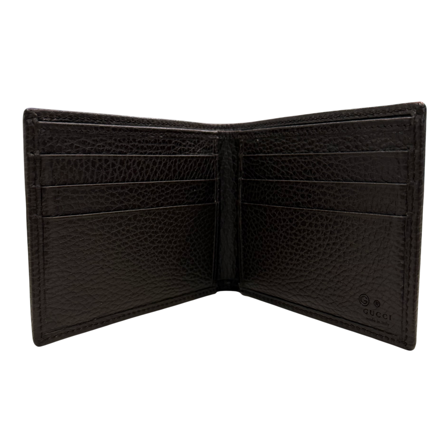 GUCCI BIFOLD WALLET (GG MONOGRAM - BEIGE/EBONY)