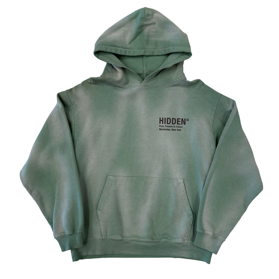 Hidden H Logo Vintage Wash Hoodie 