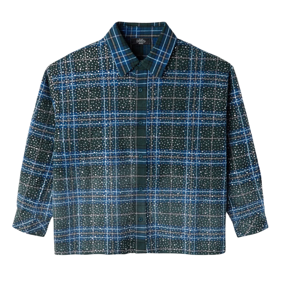 HMDD GREEN DISCO FLANNEL