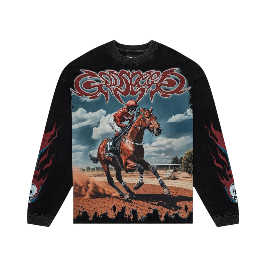 Godspeed Thorough LS T-Shirt (Black Wash)