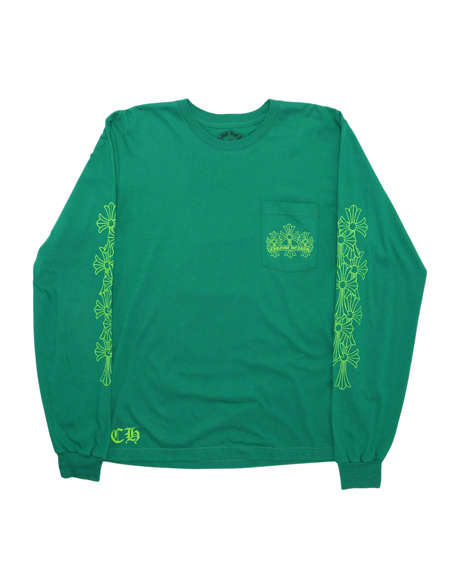 Chrome Hearts Cemetery Cross Pocket Long Sleeve 