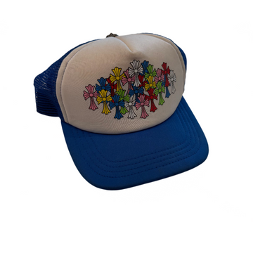 Chrome Hearts Multi Color Crosses Trucker Hat 