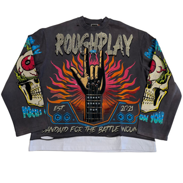 RoughPlay Rock Sign Long Sleeve (Grey)