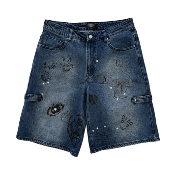 HMDD GRAFITI JORTS [USED M]