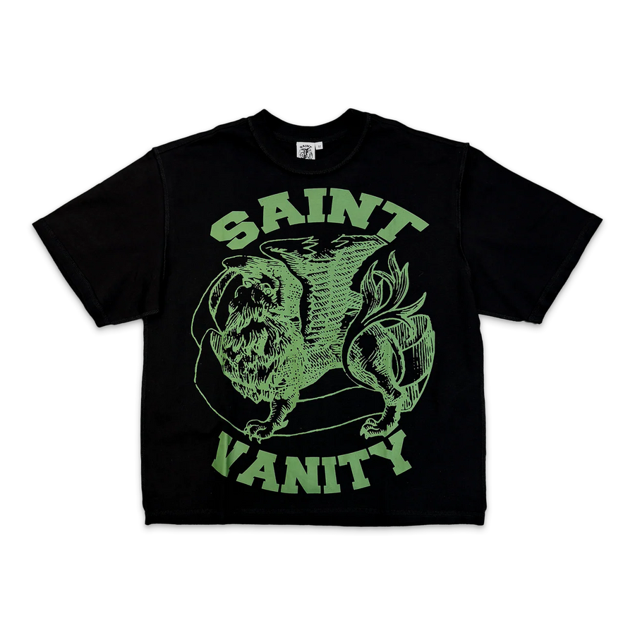 Saint Vanity Black Green Griffin Tee
