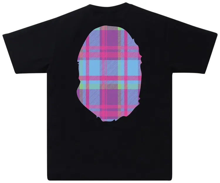 BAPE Check Big Ape Head T-Shirt 