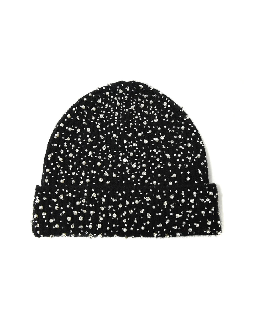 BIRTH OF ROYAL CHILD PEARL & RHINESTONE BEANIE