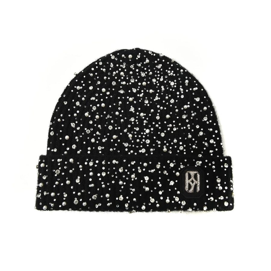 BIRTH OF ROYAL CHILD PEARL & RHINESTONE BEANIE