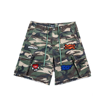 Triple Sevens Sniper Camo Shorts