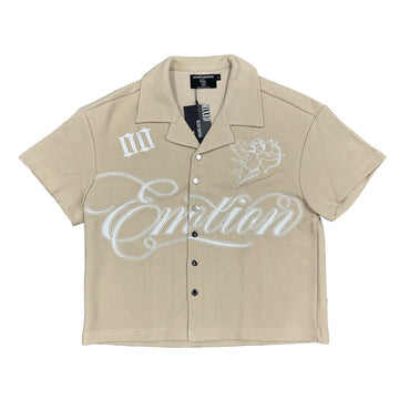 Mixed Emotion Cream Signature Button Up