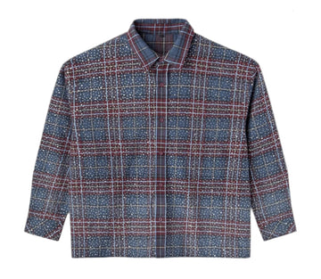 HMDD DISCO FLANNEL NAVY & RED