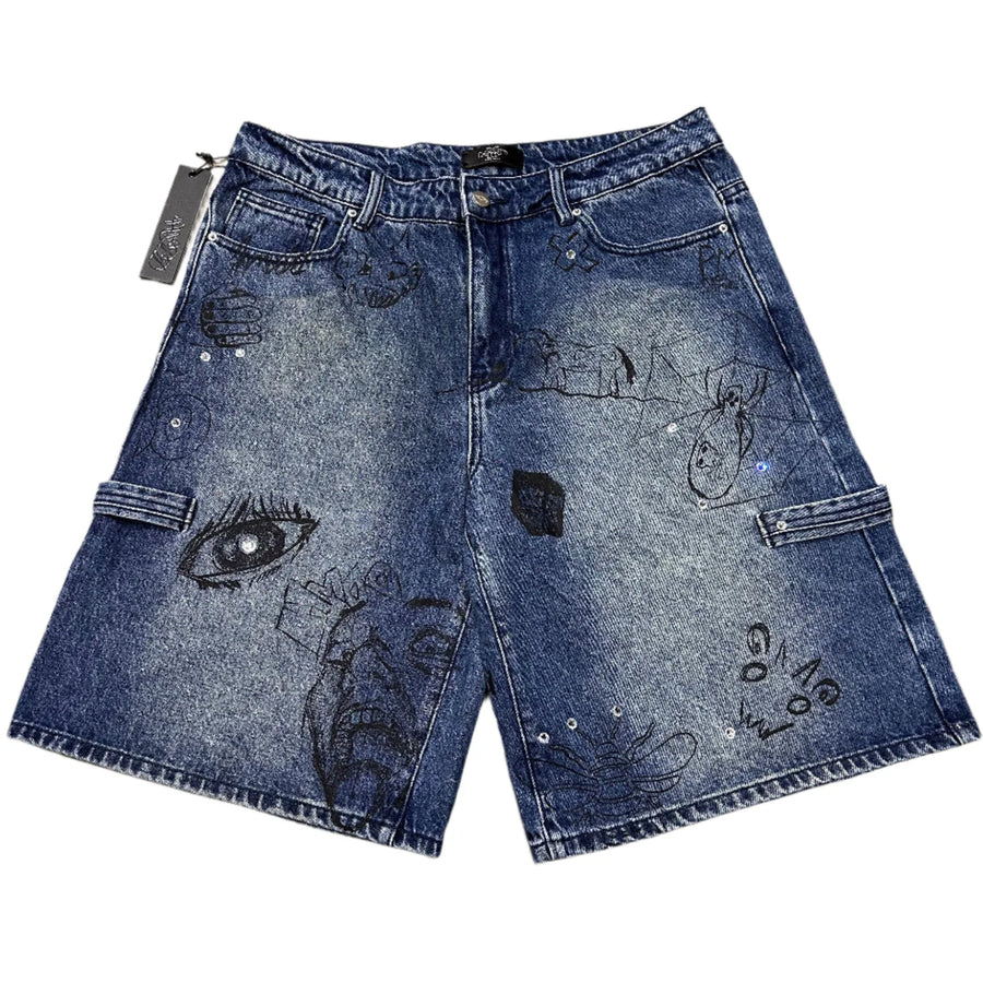 HMDD GRAFITI JORTS