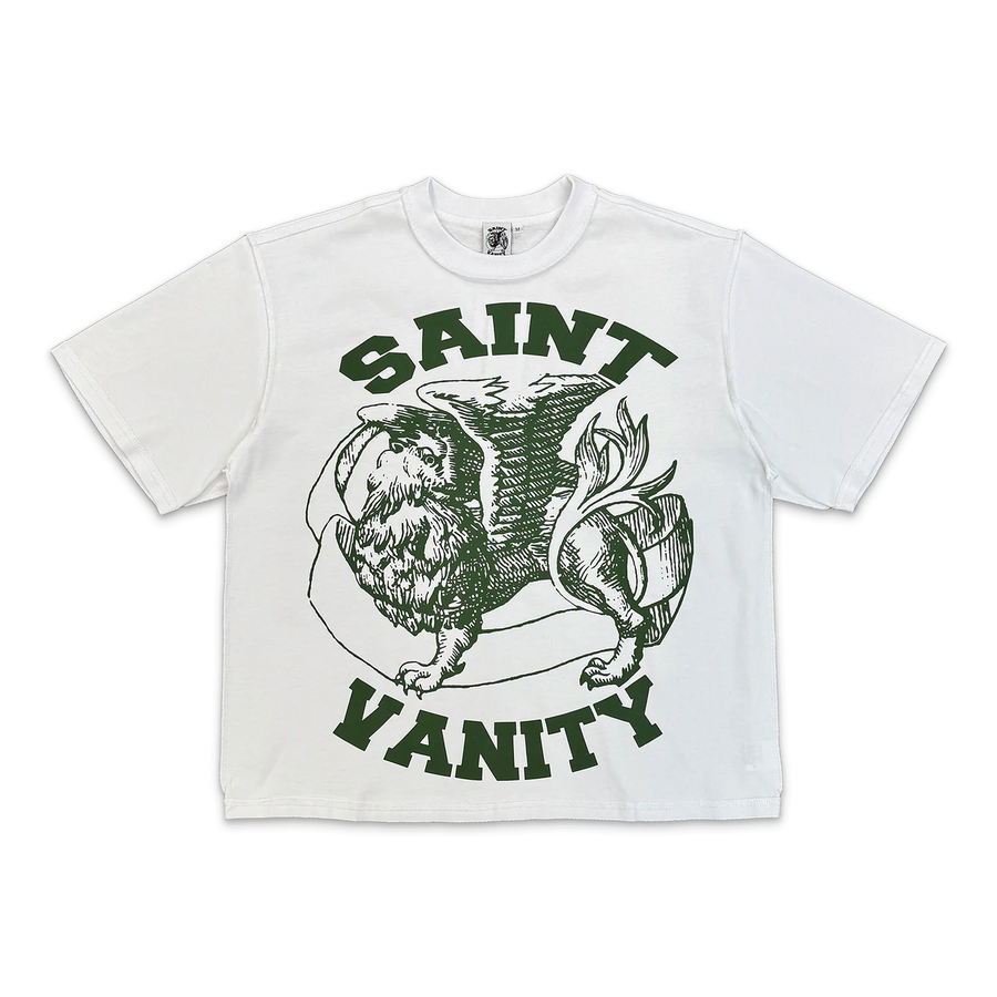 Saint Vanity White Green Griffin Tee