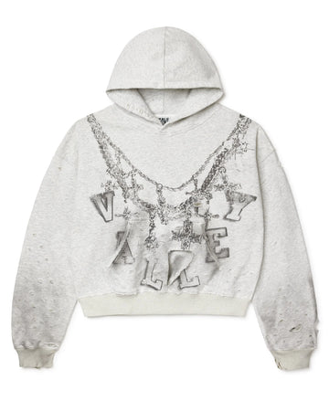 Vale Forever Big Chain Hoodie Grey