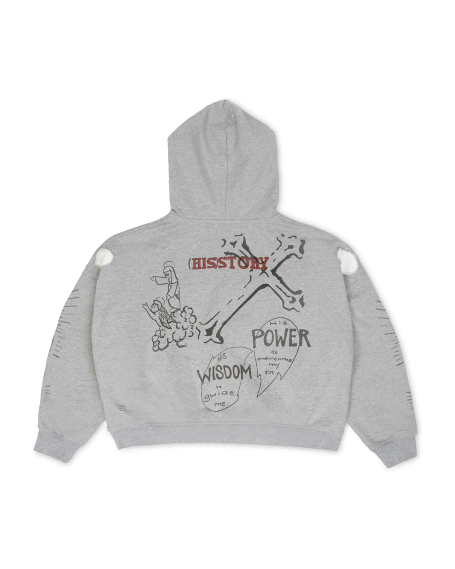 Righteous 3:16 Distressed Hoodie