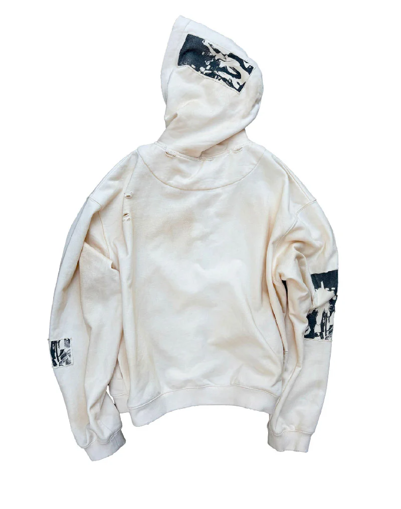 BIRTH OF ROYAL CHILD FLASHLIGHT HOODIE IN WHITE