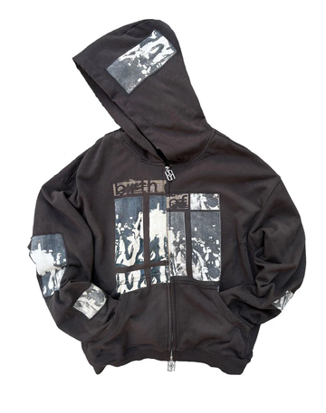 BIRTH OF ROYAL CHILD FLASHLIGHT HOODIE IN BLACK