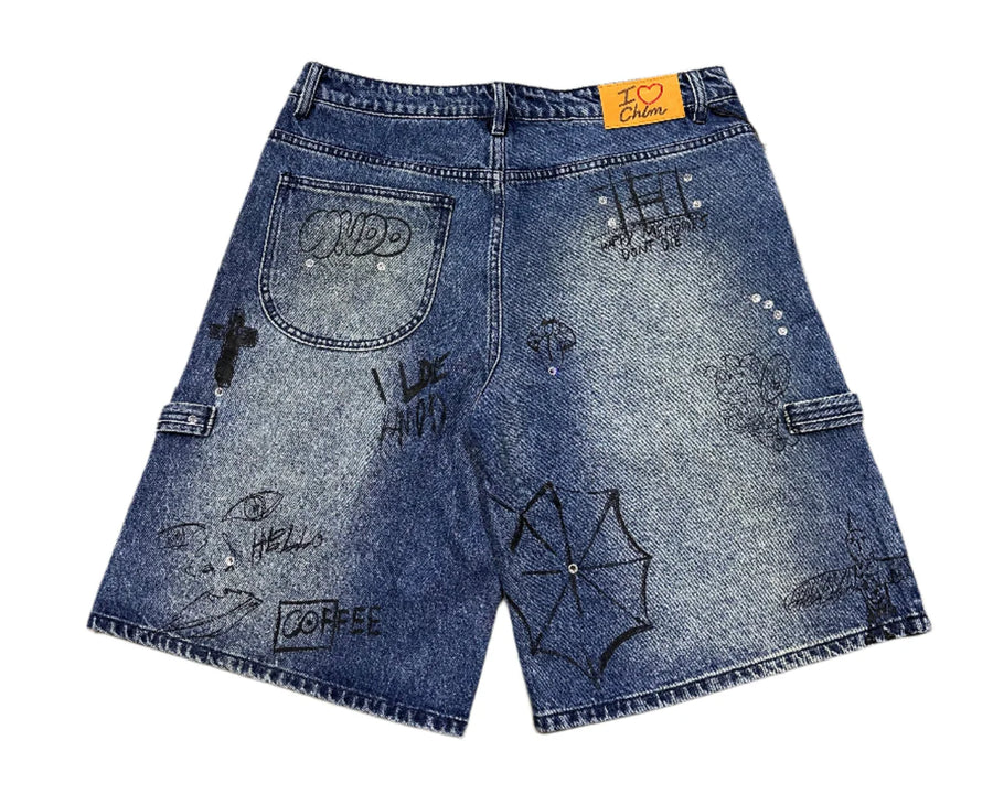 HMDD GRAFITI JORTS