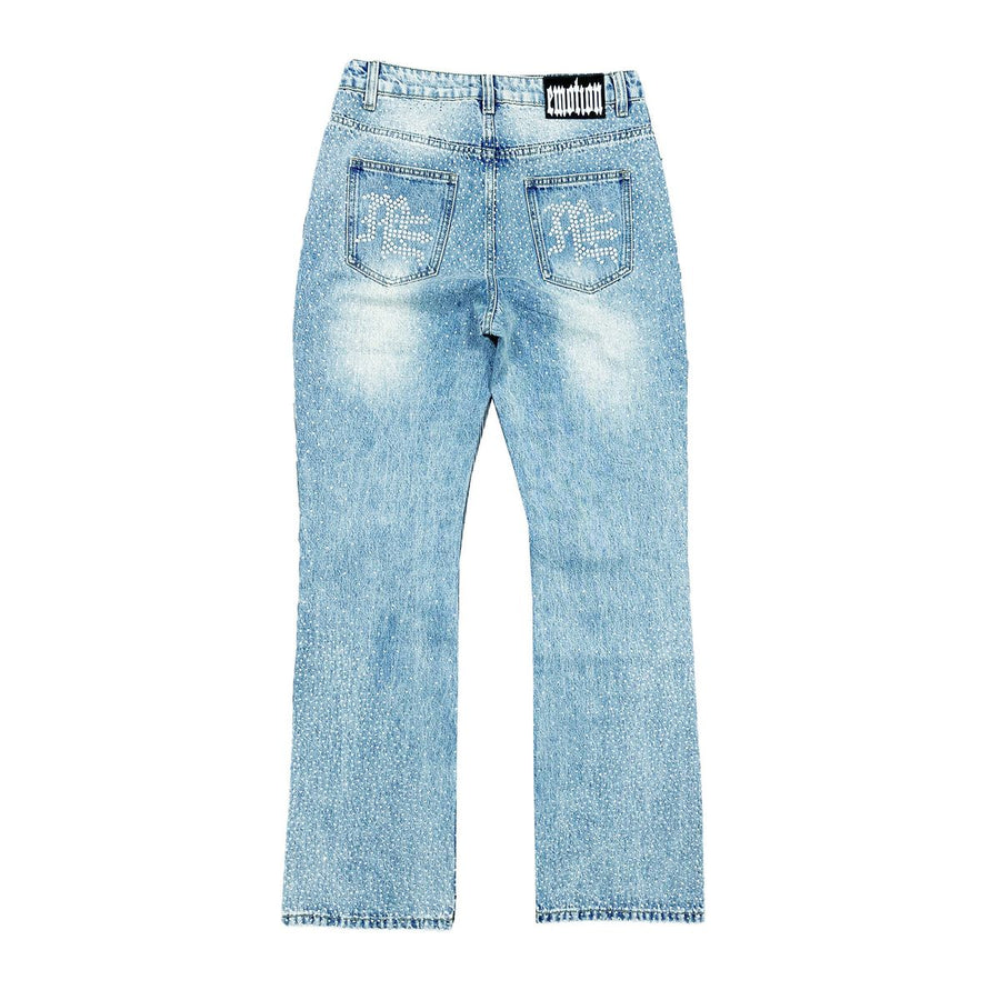 Mixed Emotion ME Rhinestone Jean