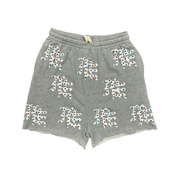 Mixed Emotions Grey ME Logo Shorts