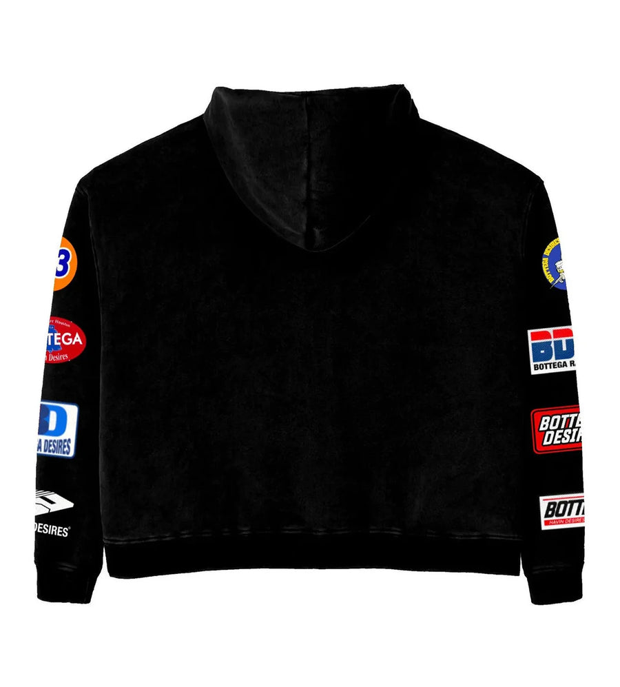 BOTTEGA DESIRES PATCHES JACKET (BLACK)