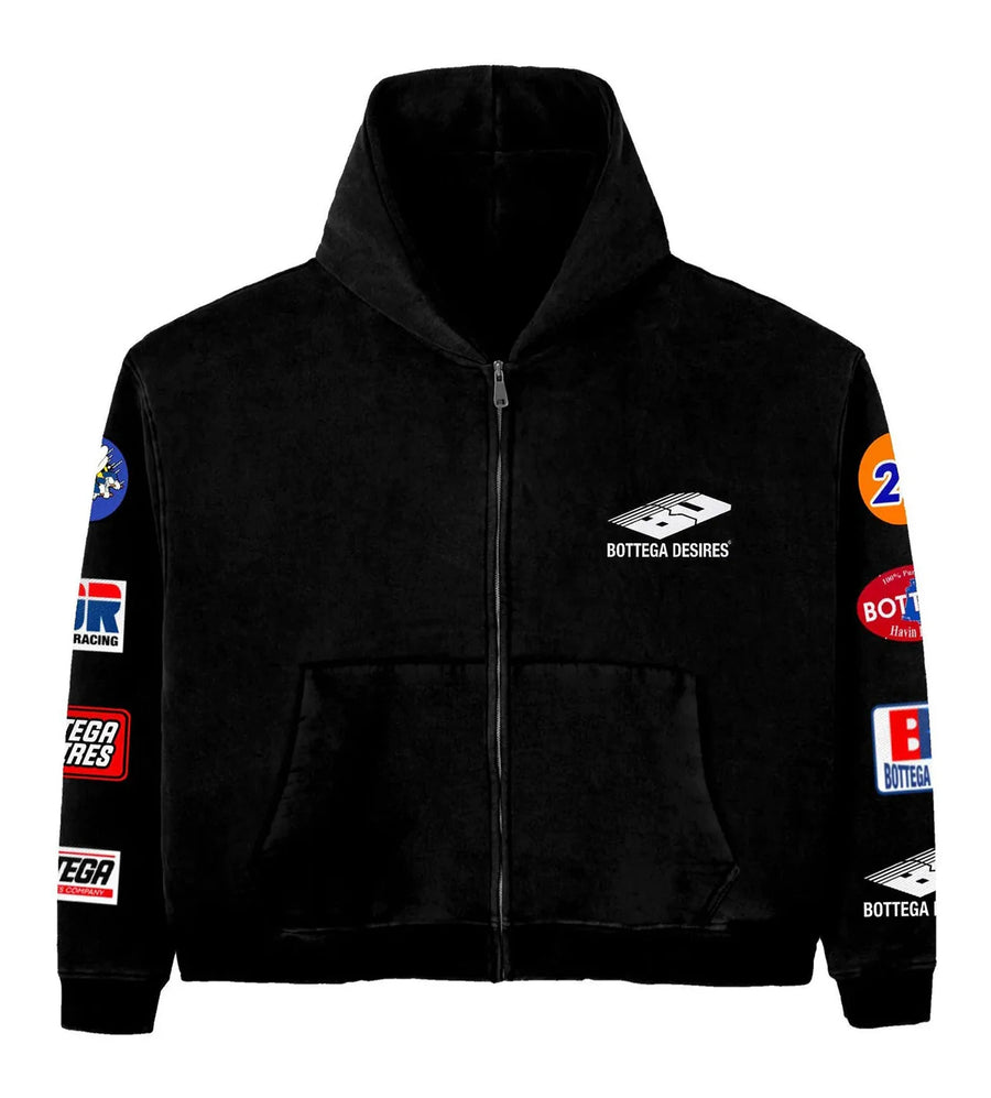 BOTTEGA DESIRES PATCHES JACKET (BLACK)