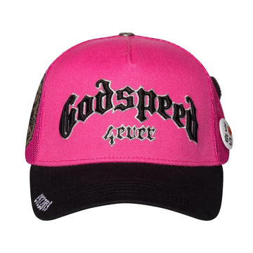 Godspeed GS Forever Trucker Hat (Pink/Black)