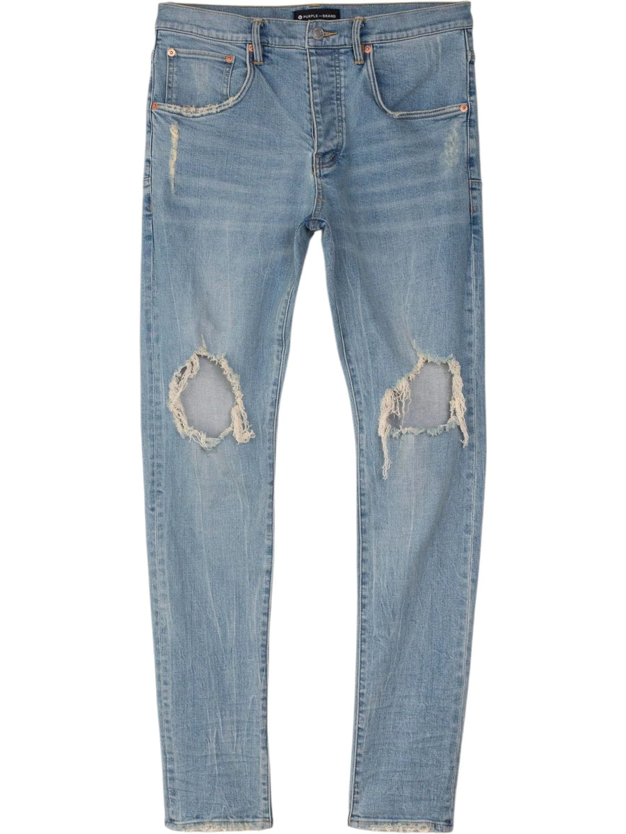 Purple Brand Drop Fit Midrise Tapered Leg Jeans