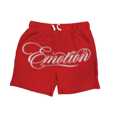 Mixed Emotion Red Signature Shorts