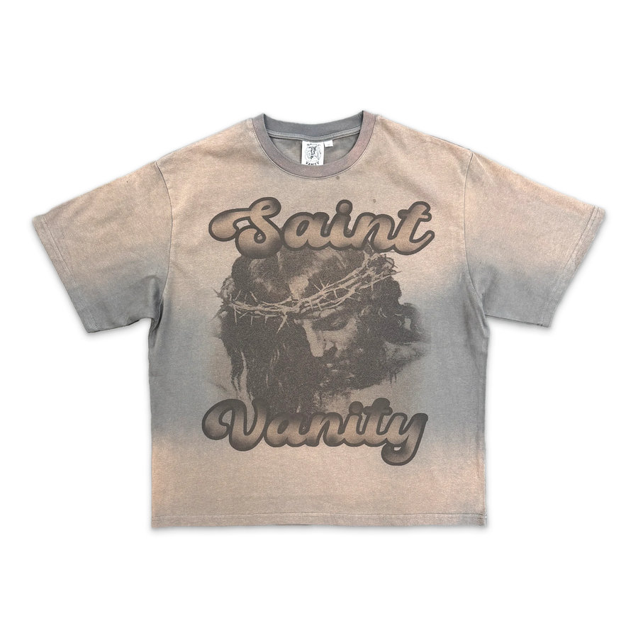 Saint Vanity Grey Jesus Tee