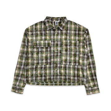 Saint Vanity Classic Logo Flannel (Green/Brown)