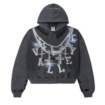 Vale Forever Black Big Chain Hoodie